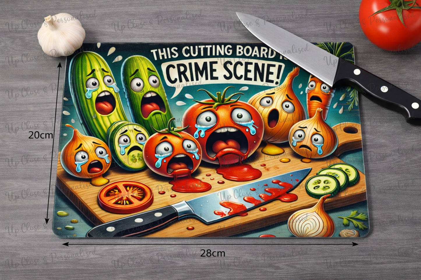 Glass Chopping Board & Heat-Resistant Hair Styling Mat – Dual-Purpose Kitchen & Beauty Protector