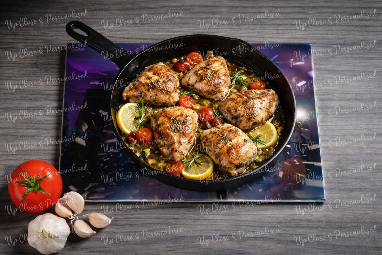 Personalised Glass Photo Chopping Board / Heat Protector / Coaster(s)