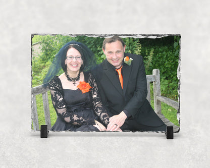 Personalised Photo Slate Tile